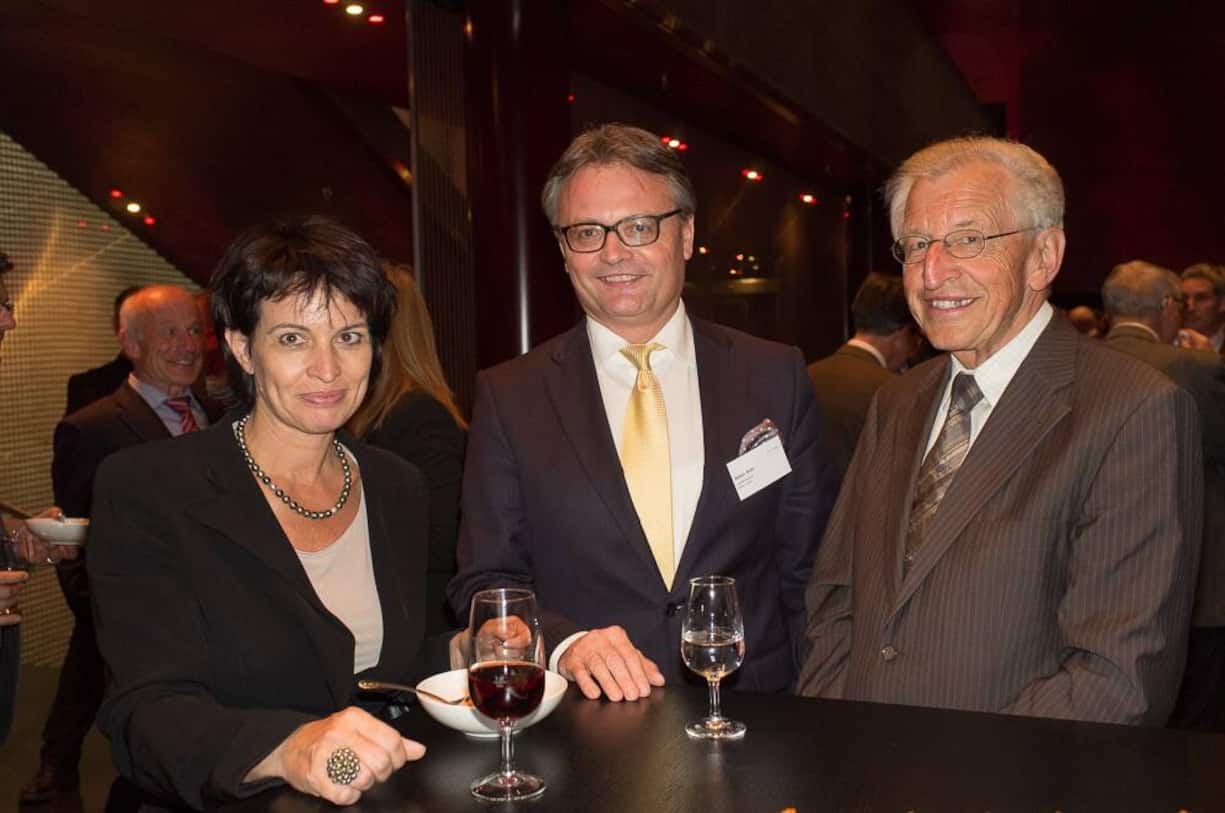 Bundesrätin Doris Leuthard; Stefan Roth, Stadtpräsident Luzern; Franz Wicki, alt Ständerat