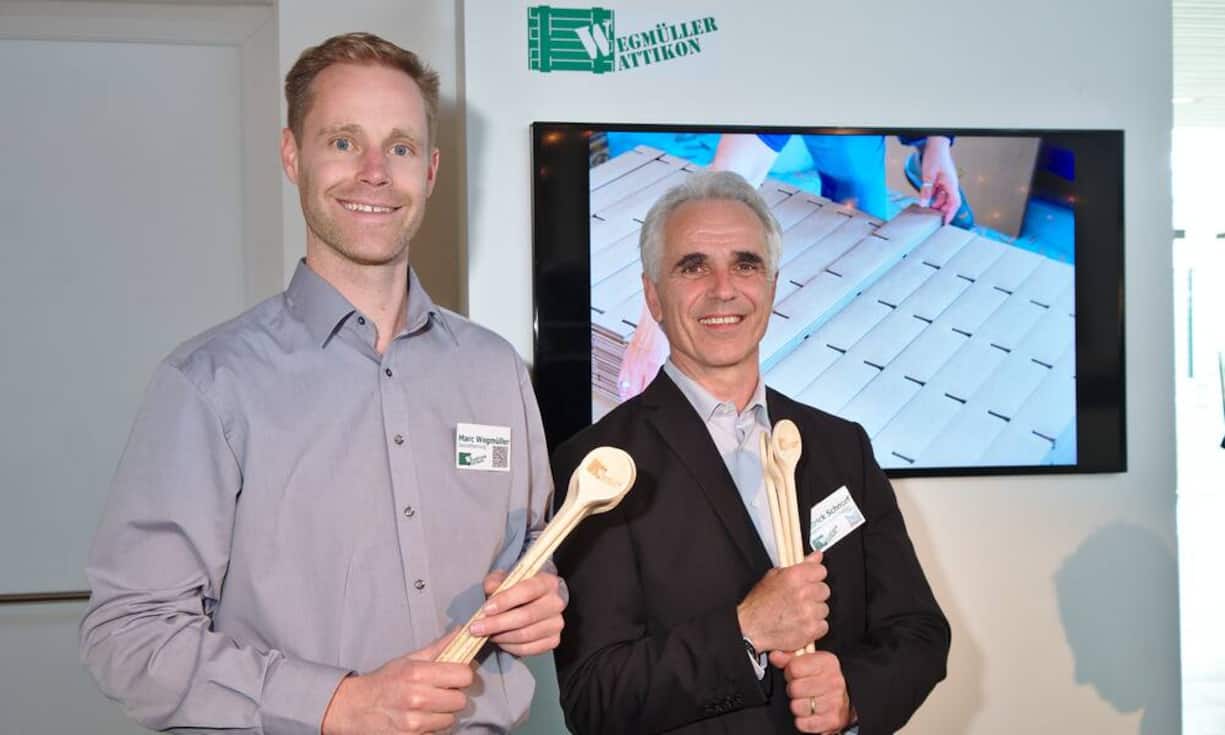 Marc Wegmüller, Geschäftsleitung, Wegmüller Attikon;
Patrick Schnorf, Kundenberater, Wegmüller Attikon