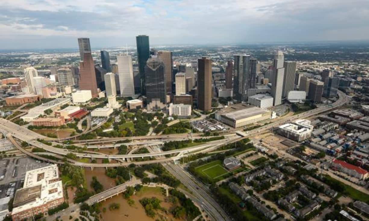 In Houston gab es am Donnerstag Explosionen in einer Chemiefabrik.Bilder: Keystone