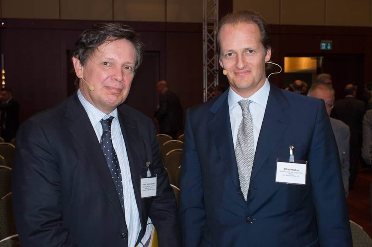 Frank Schirrmacher, Mitherausgeber der FAZ; Alfred Oetker, Gesellschafter und Mitglied des Beirats, Dr. August Oetker KG