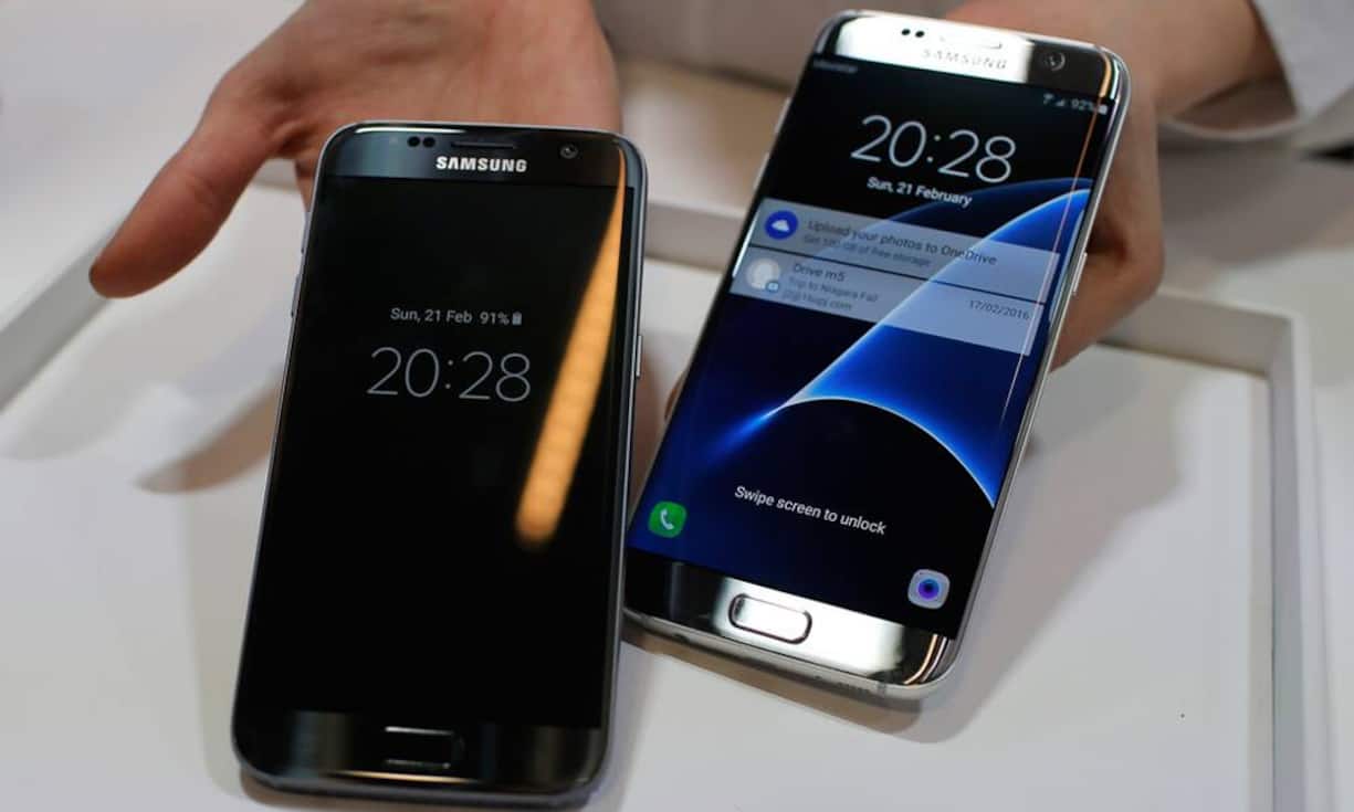 Samsung präsentierte auch das Galaxy S7 und S7 Edge: Es ist dem Vorgänger äusserst ähnlich, verfügt aber über eine wasserdichte Kamera und längere Akkulaufzeit.