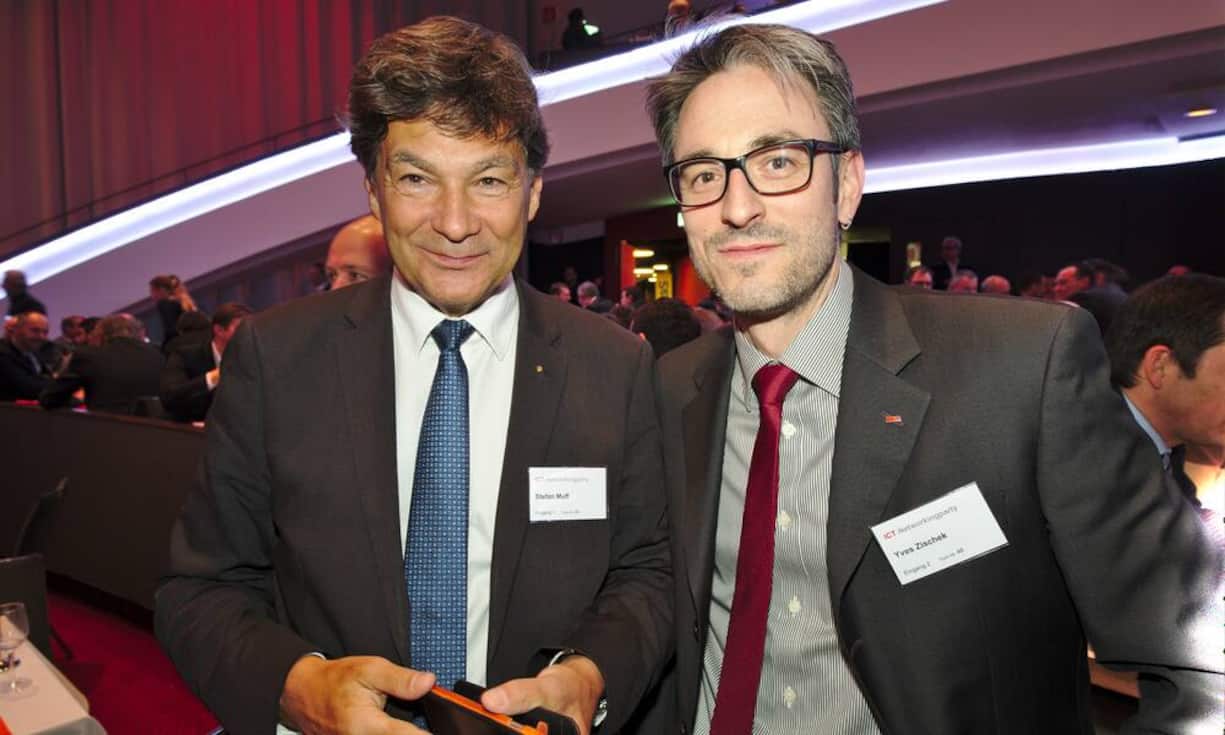 Stefan Muff, President of the Board, Axon Active Holding AG;
Yves Zischek, Leiter Telecom, SBB AG