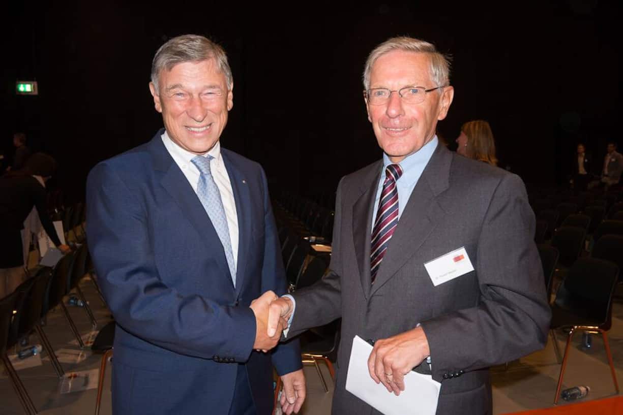 Gerold Bührer, alt Präsident economiesuisse; Rudolf Walser