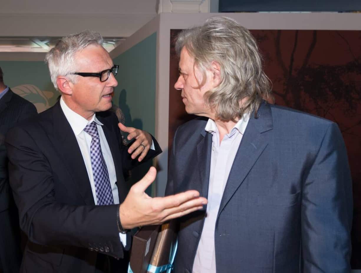 Urs Rohner, VR-Präsident Credit Suisse; Sir Bob Geldof