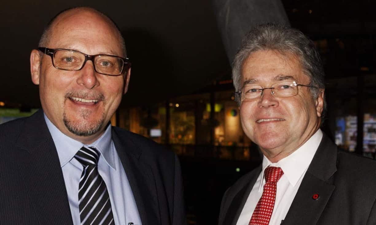 v.l.n.r. Gerold von Rickenbach; Head of Sales ICT Infrastructure Turnkey Communication AG, Andreas Schelling; Zoomteam Consulting Schelling