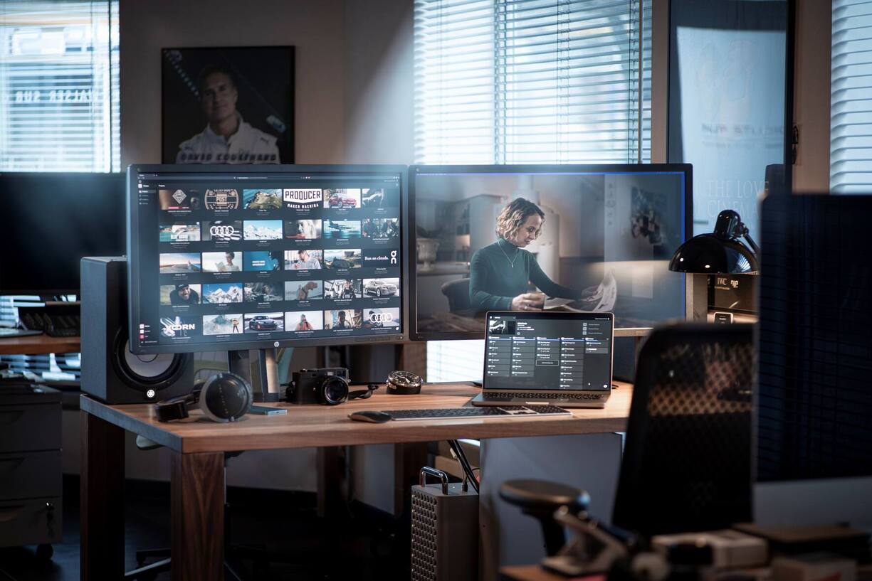 Die Producer-Software bei der Anwendung.