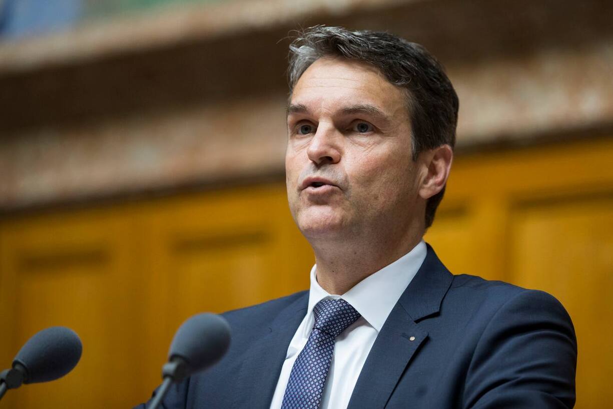 Beat Walti, FDP-ZH, spricht waehrend einer Debatte im Nationalrat, waehrend der Sommersession der Eidgenoessischen Raete, am Dienstag, 29. Mai 2018 in Bern. (KEYSTONE/Peter Klaunzer)