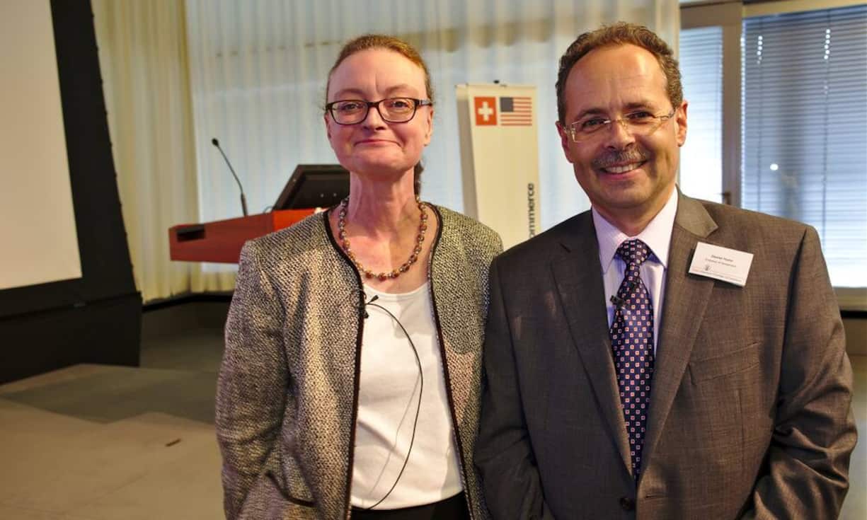 Tara F. Erath, Deputy Chief of Mission, US Embassy to Switzerland;
Daniel Hunn, Deputy Chief of Mission, Swiss Embassy to the USA, Washington D.C.