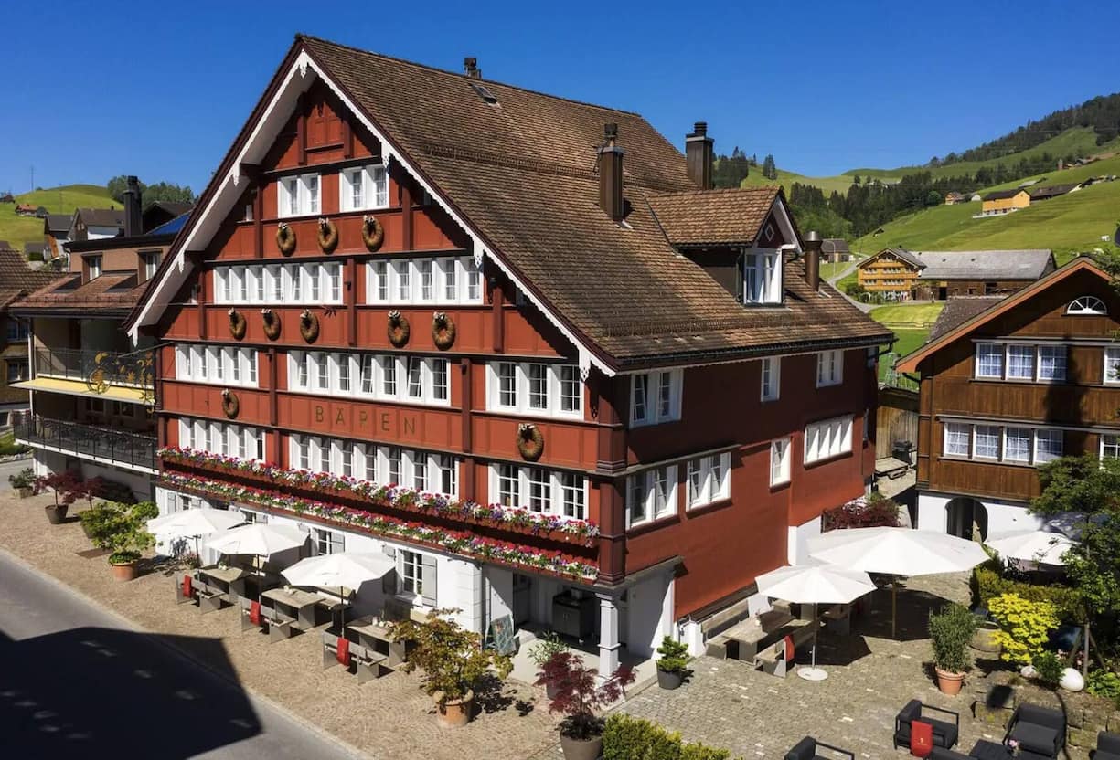 Das Resort «Huus Appenzell» in Gonten AI besteht aus drei Hotels – im Bild der «Bären».