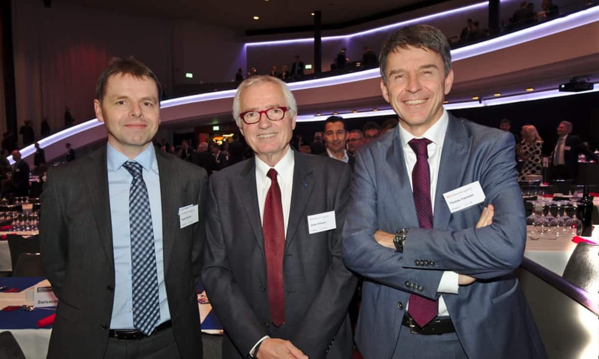 Walter Minder, Leiter Prozesse & Projekte MM, die Mobiliar;
Jacky Gillmann, Country Manager, Bouygues Construction;
Thomas Trachsler, Leiter Markt Management, die Mobiliar