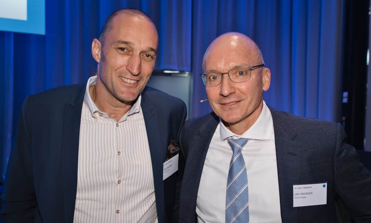 Martin Bürki, Ericsson AG; Urs Riedener, CEO, Emmi Gruppe