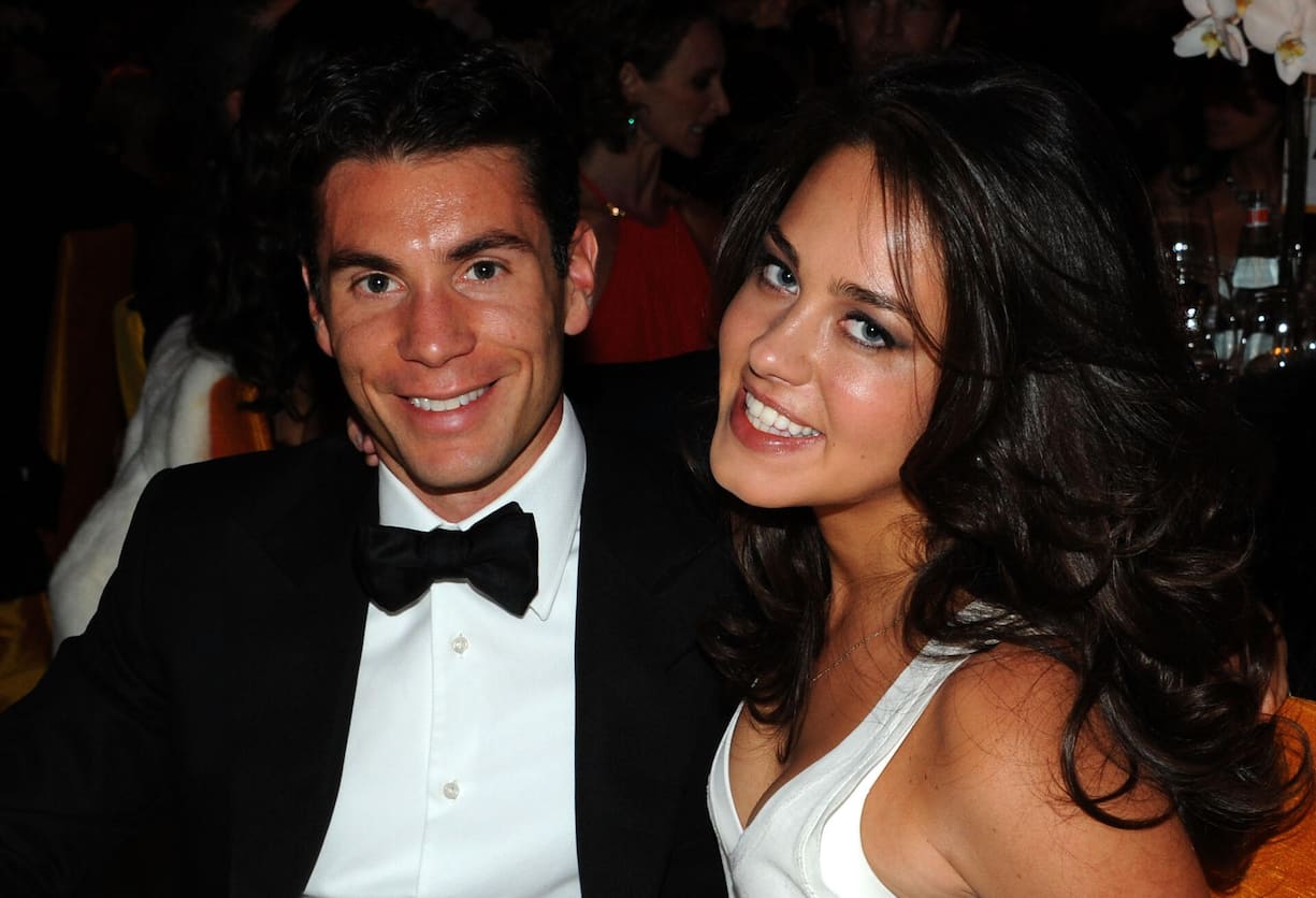 Joshua Fink mit Svetlana Pozhidaeva, die mehrere Jahre eng mit ­Epstein verbunden war.