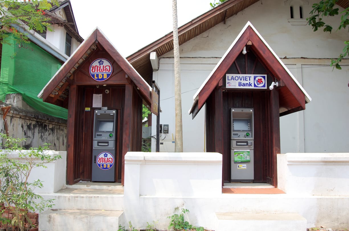 Geldautomaten in Luang Prabang, Laos