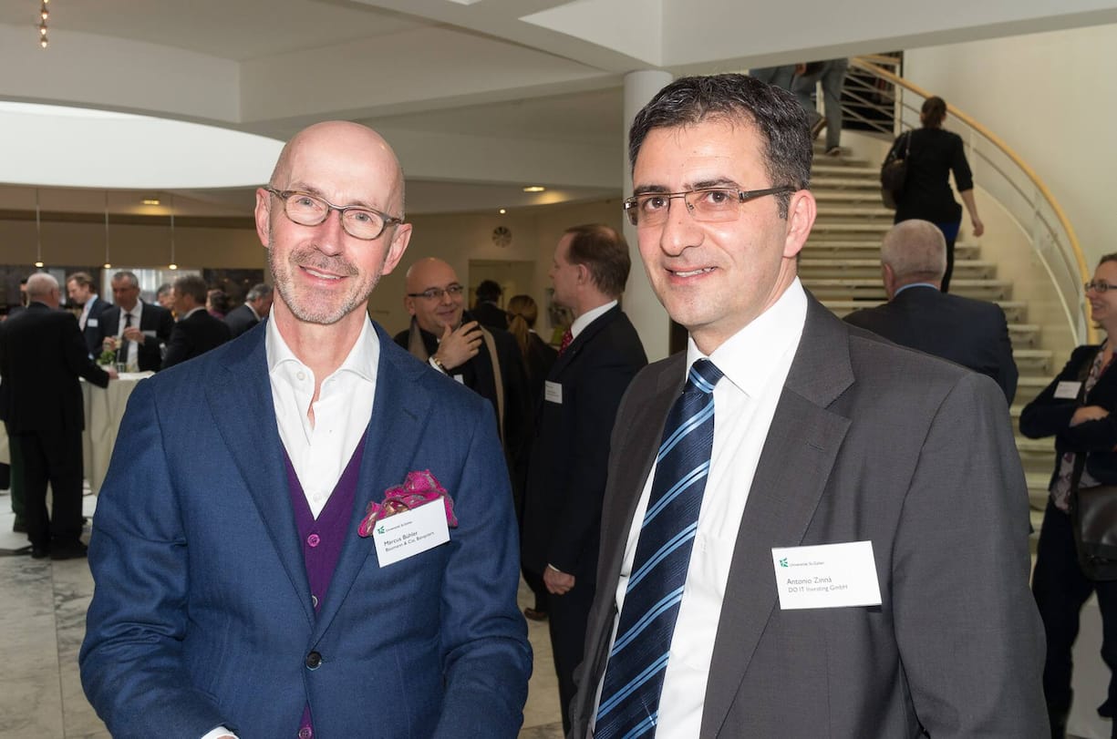 Marcus Bühler, Baumann & Cie. Banquiers; Antonio Zinnà, DO IT Investing GmbH