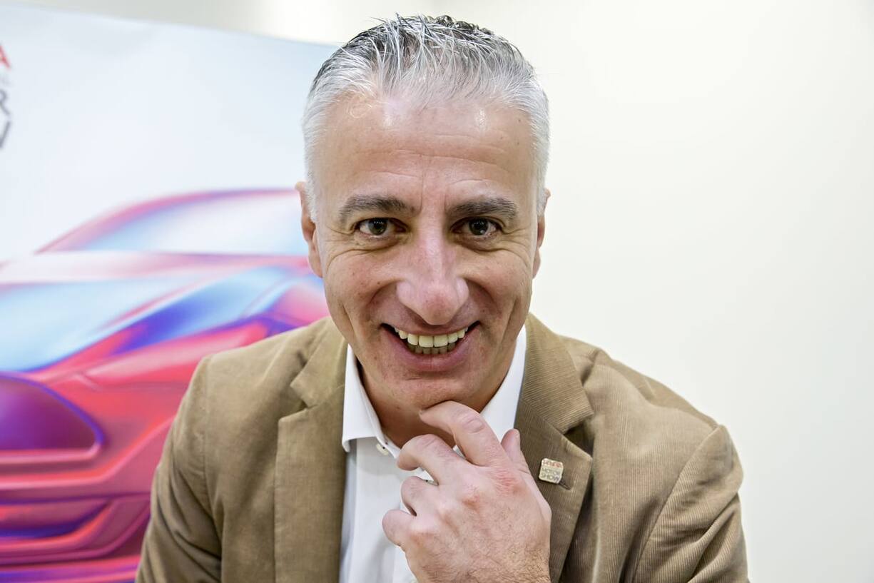 Olivier Rihs, named as new  General Manager of Geneva's International Motor Show, pose for the photographer, after a press conference about the 89th edition of the International Motor Show, at the Geneva Press Club in Geneva, Switzerland, Tuesday, February 19, 2019. The 89th edition of the International Motor Show will take place in Geneva from March 7 to March 17, 2015. (KEYSTONE/Salvatore Di Nolfi)