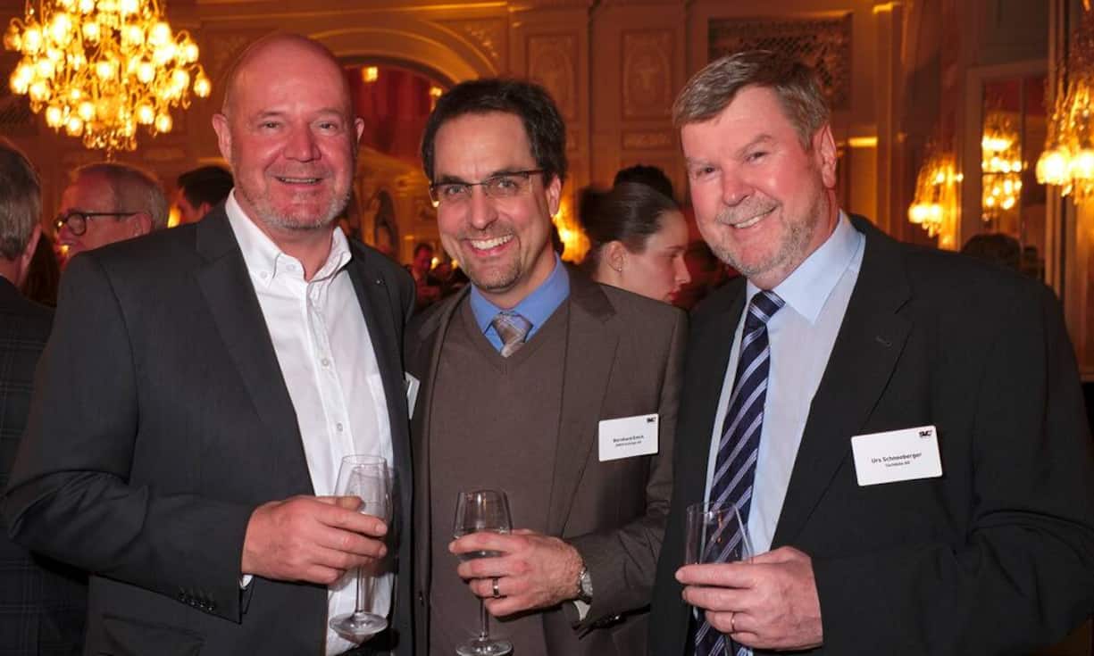 Peter Röthlisberger, Inhaber, Schreinerei Kollektion Rö;
Bernhard Emch, Geschäftsführer, Emch Aufzüge AG;
Urs Schneeberger, Geschäftsleiter, Techdata AG