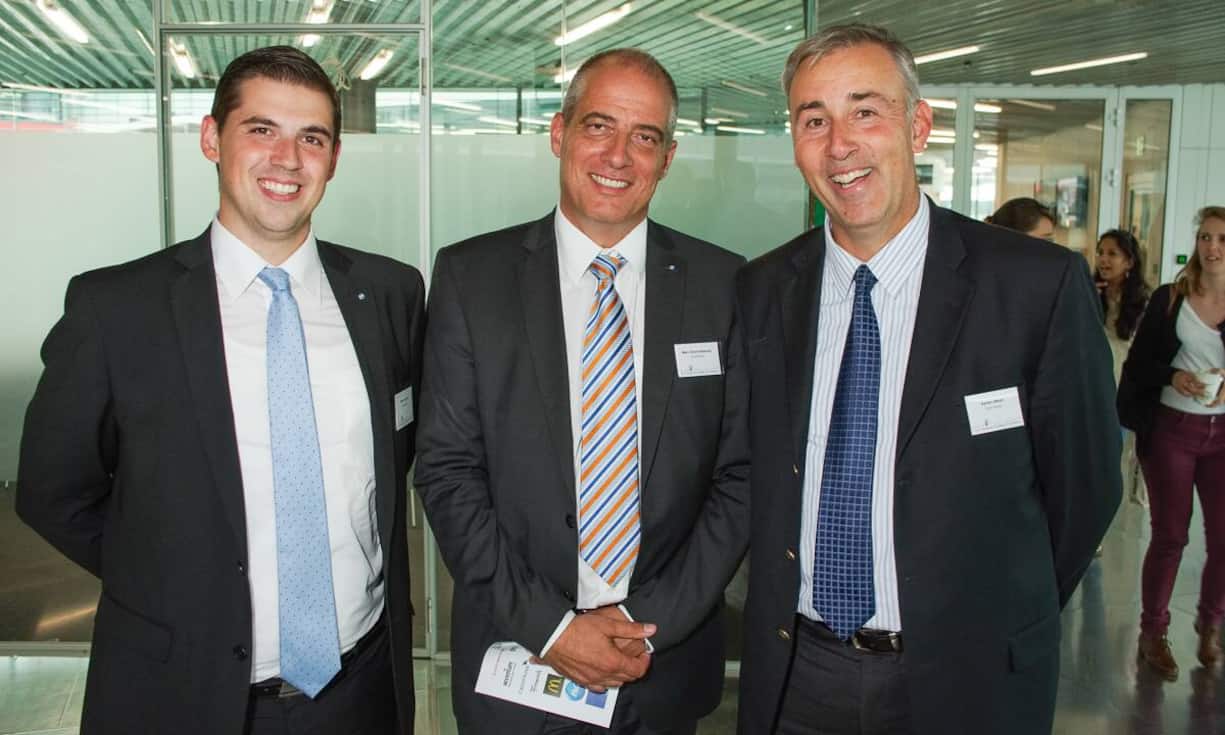 Marcos Conde, Head Romandie & Ticino CLP, Zurich Group; Marc Olivier Delévaux, Head Distribution Corporate Life & Pensions Switzerland, Zurich Group; Sandro Meyer, Head CLP Switzerland, Zurich Group