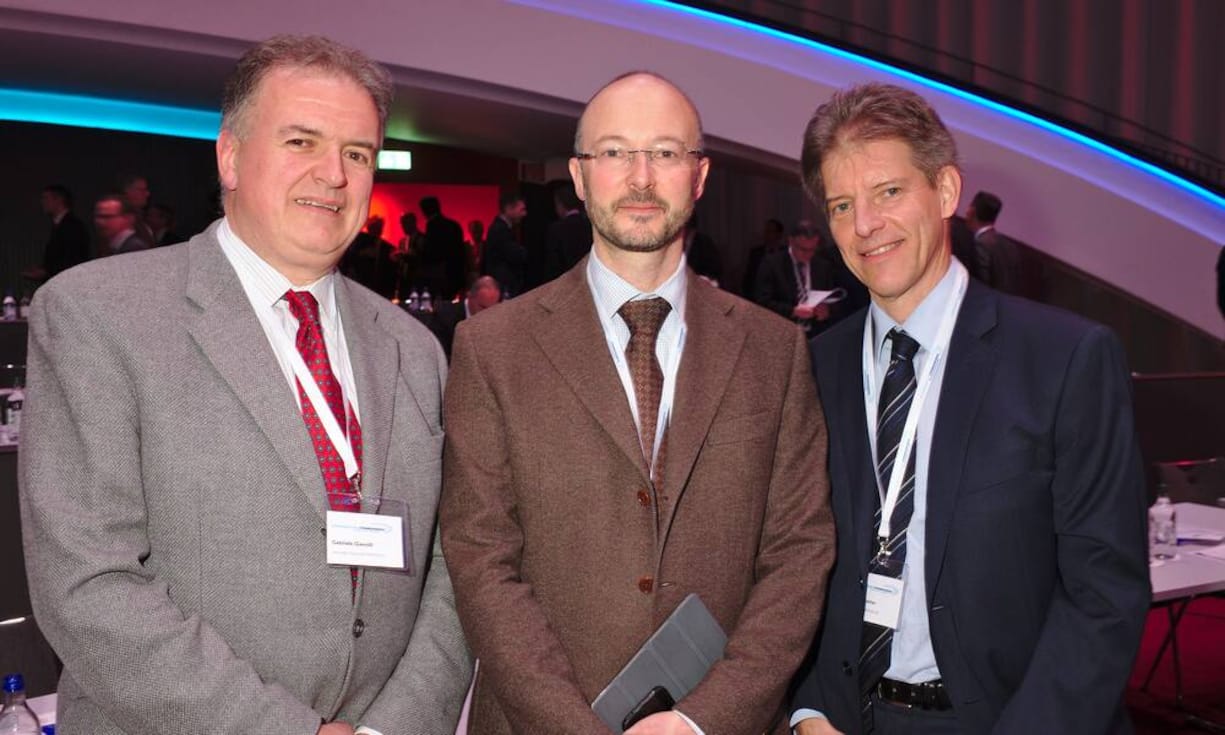 Gabriele Gianolli, Direttore, Aziende Industriale Mendrisio AIM;
Marco Bigatto, Generaldirektor, Stadtwerke Lugano AIL SA;
Rainer Bacher, Managing Director, Bacher Energiy Ltd.