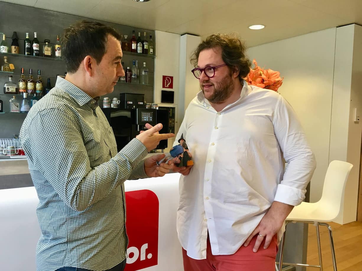 Patrick Comboeuf und Filip Schwarz