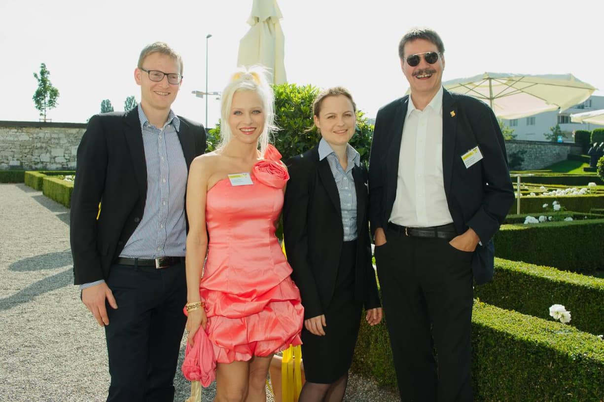 Philipp-Michael Kusche; Carla Pace, Swiss Medendi, Preisträger; Nadja Mrosek, Glycemicon, Nominee; Christian Brand, Brand, Gallusser & Partner AG.