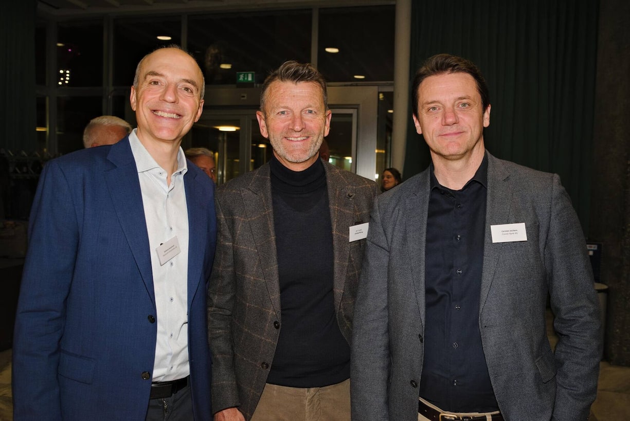 Stefano Santinelli, Swisscom Directories AG; Philipp Wetzel, Amag; Carsten Jochem, Cornèr Bank.