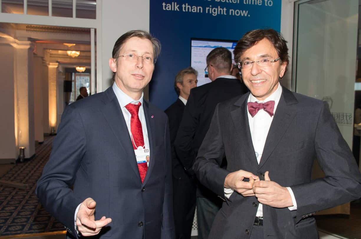 Jan Luykx, Belgischer Botschafter in der Schweiz; Elio Di Rupo, Beligischer Premierminister