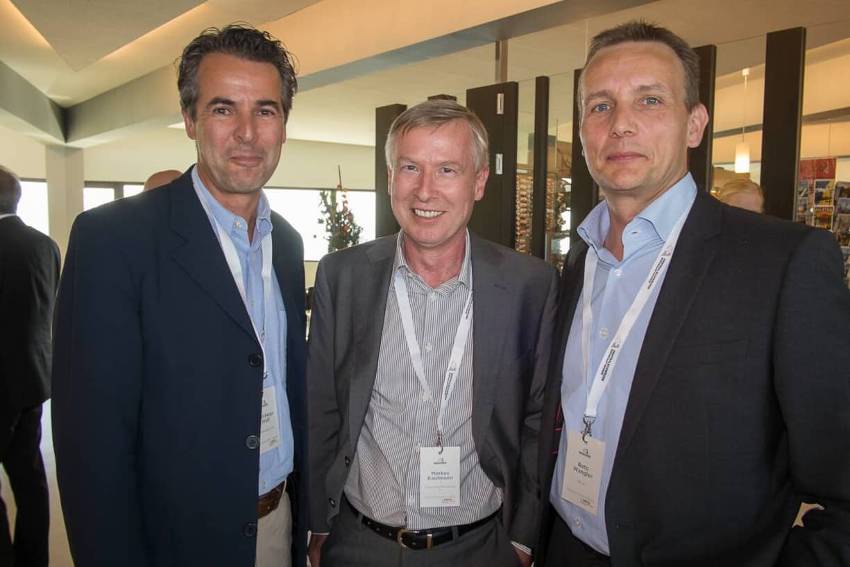 Rolf-Peter Pfaff, pfaffconsulting GmbH; Markus Kaufmann, Kaufmann Rüedi Rechtsanwälte AG; Reto Wangler, UBS AG