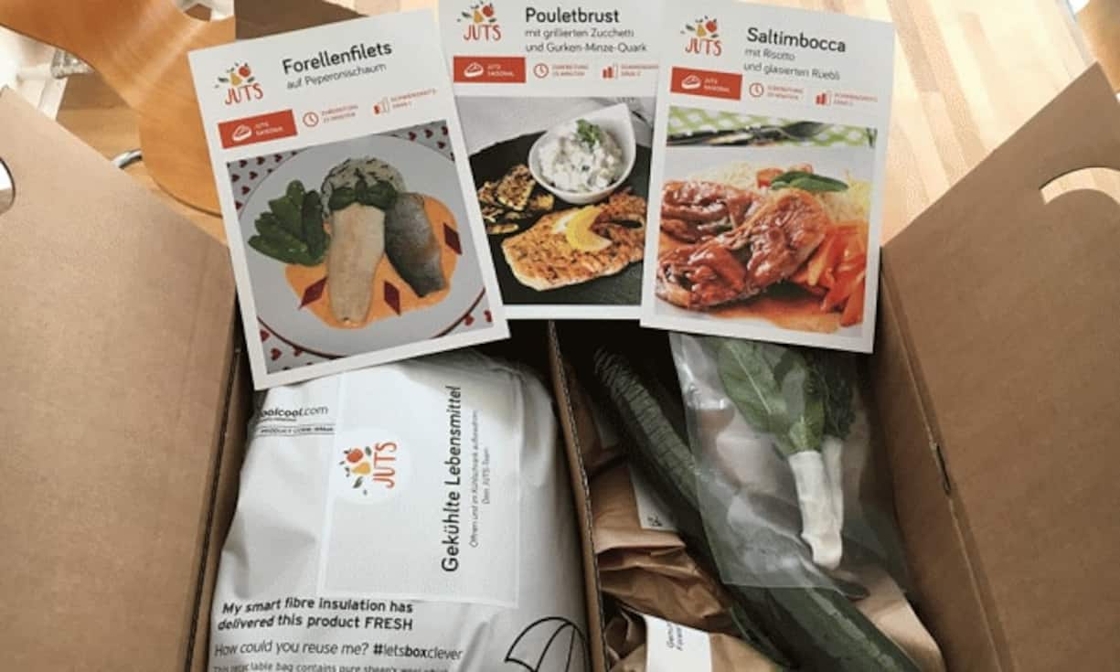 Juts: Ähnlich sieht es bei Juts aus. Hier ist auch das Gemüse in Papiertüten für die einzelnen Gerichte abgepackt.Caroline Freigang