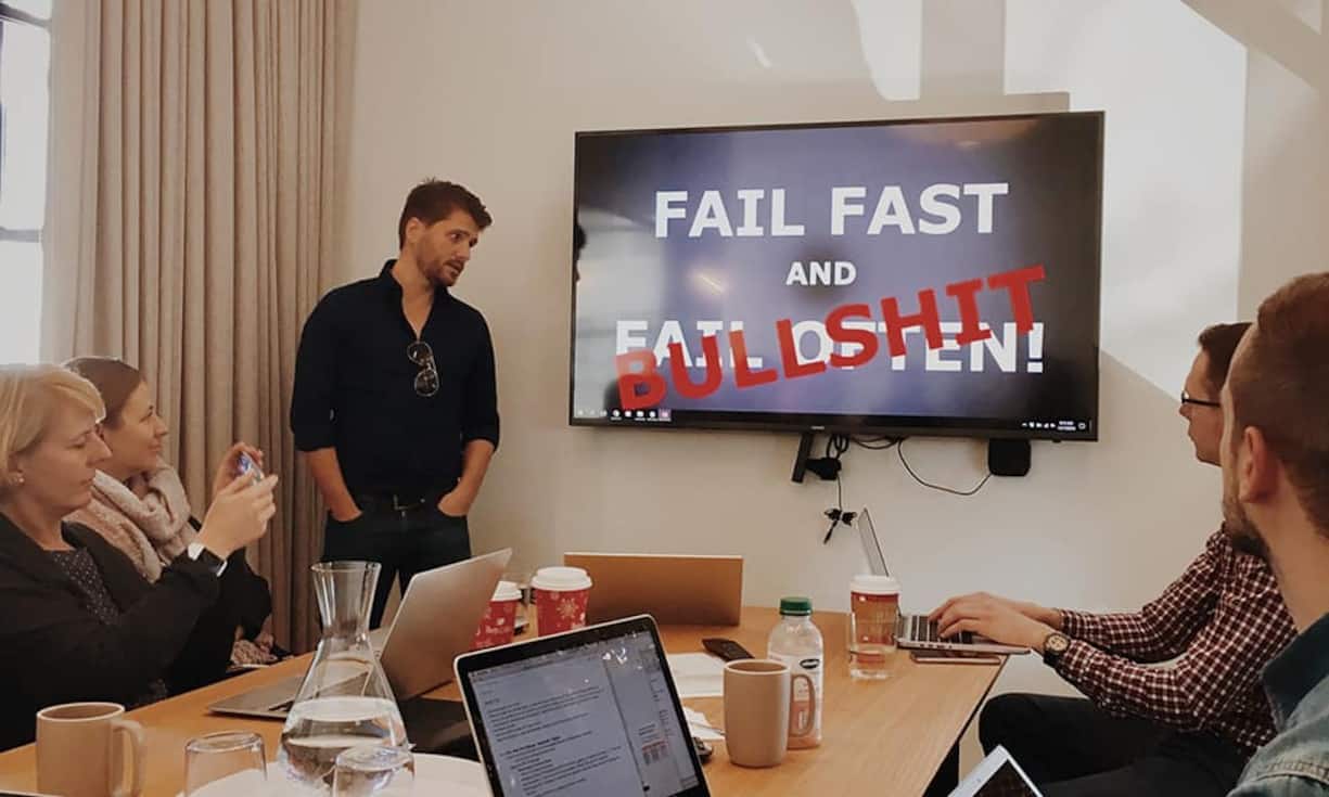 Die künftigen Digital-Führungskräfte aus der Schweiz lernen, dass es letztlich wenig bringt, so oft wie möglich zu scheitern.