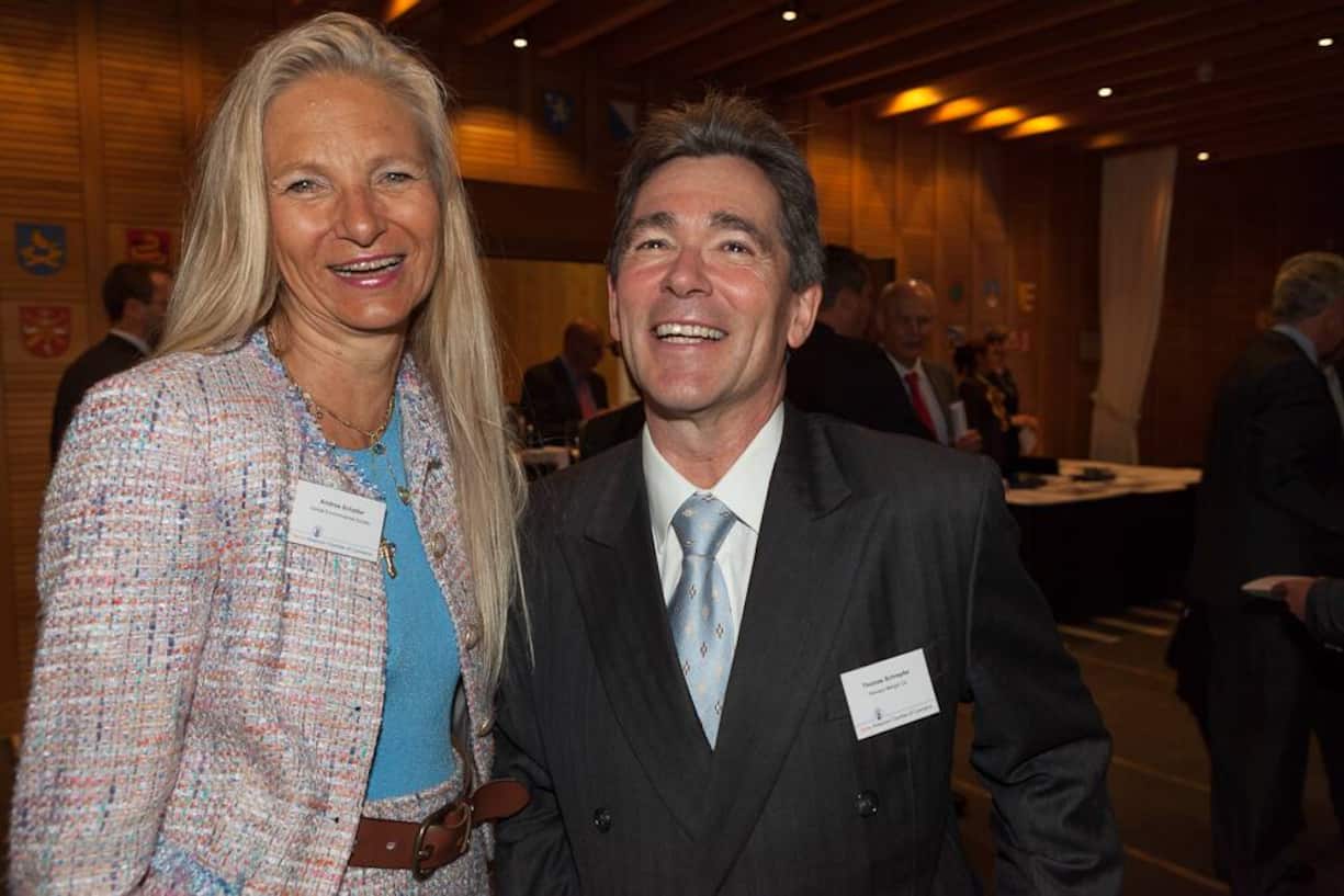 Andrea Schaller, President, Global Environmental Society; Thomas Schrepfer, Partner, Remaco Merger Ltd.