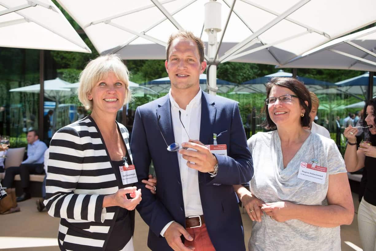 Ingrid Zaissenberger, Domeyer Zaissenberger und Partner; Johannes Schneider, IMG (Schweiz); Regina Hubschmied, O2 Marketing & Kommunikation