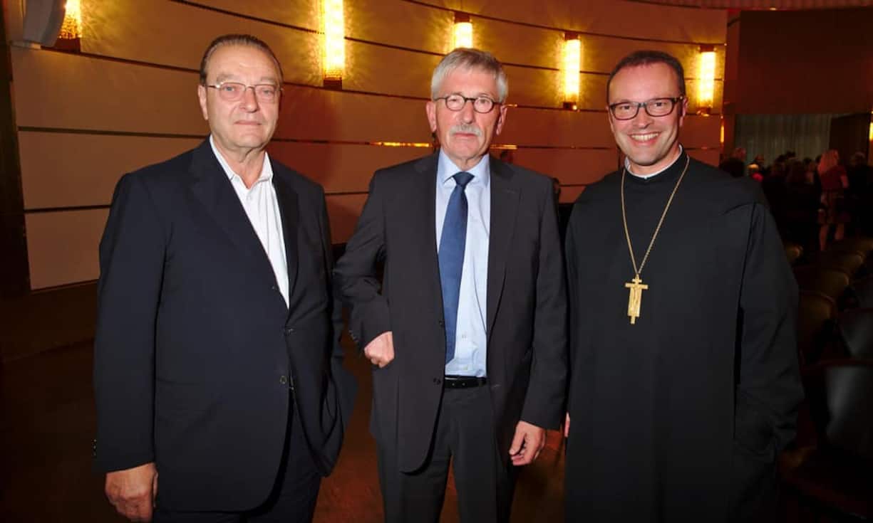 Oswald Grübel;
Thilo Sarrazin;
Abt Urban (Bildbeschrieb v.l.n.r.)