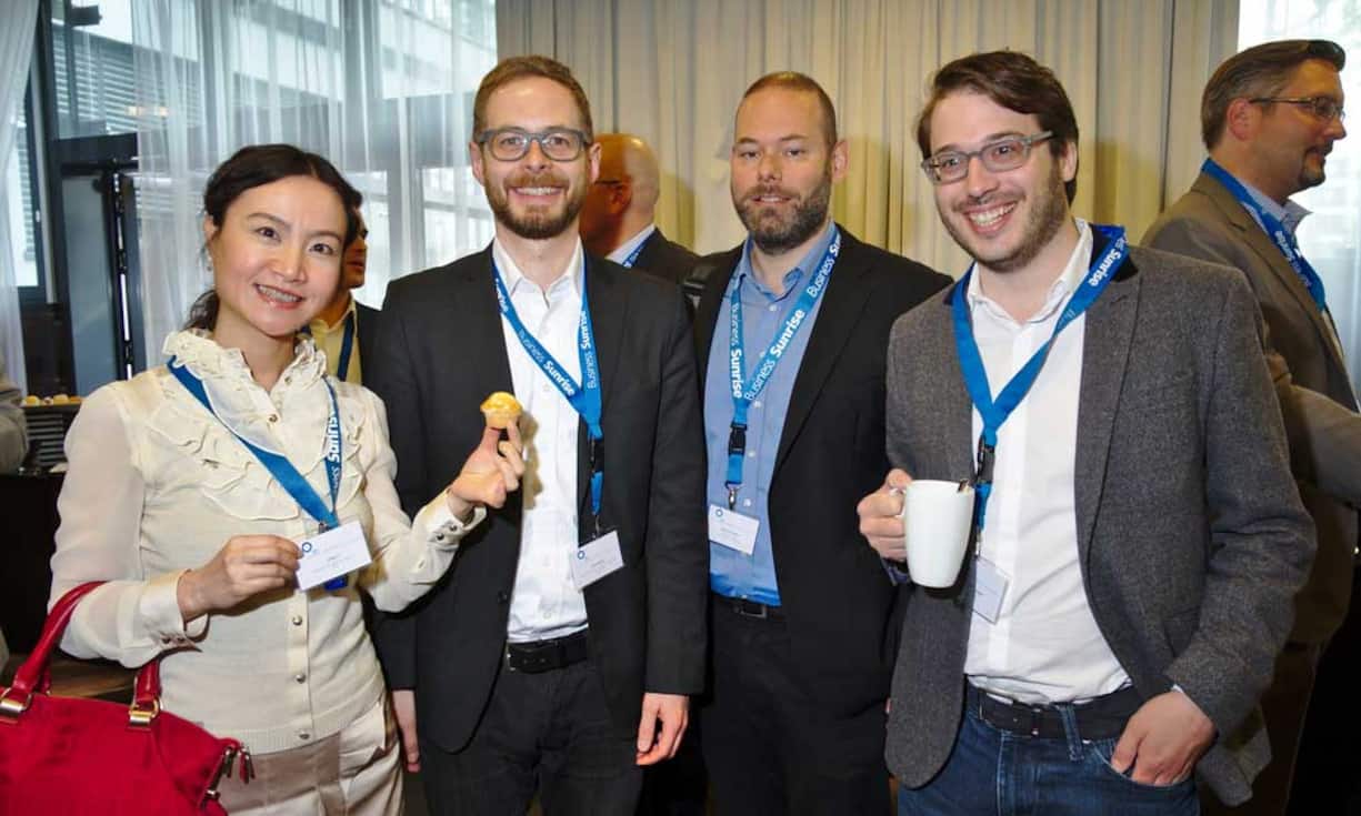 Jing Li, Manager of Business Development, ABB;
Nils Seiter, Head of Products + Innovation Blick Gruppe Ringier AG;
Martin Fessler, Head Digital Media, Ringier AG - Blick-Gruppe;
David Nydegger, OK President, TEDx Zürich