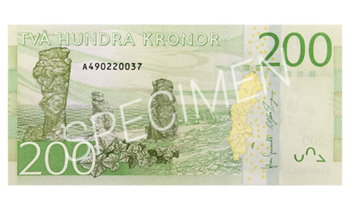 Auf der Rückseite ist Gotland dargestellt. ingmar Bergman verbrachte einen Teil seines Lebens auf Fårö, einer Insel bei Gotland, starb dort und ist auch da begraben.