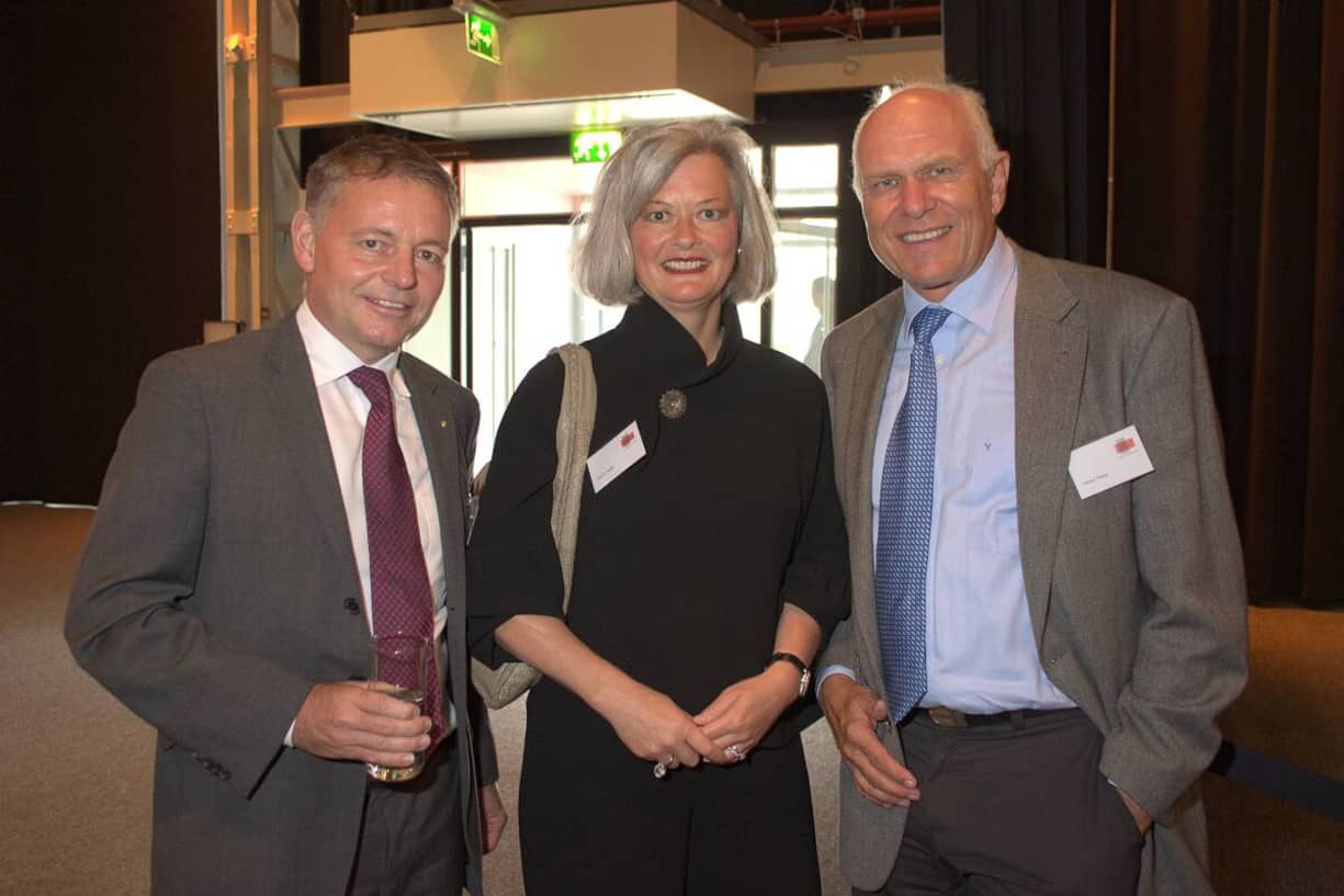 Thomas Sieber, VRP, Orange Communications SA; Doris Aebi, Mitinhaberin, Aebi + Kühni AG; Hans Hess, Präsident, Swissmem