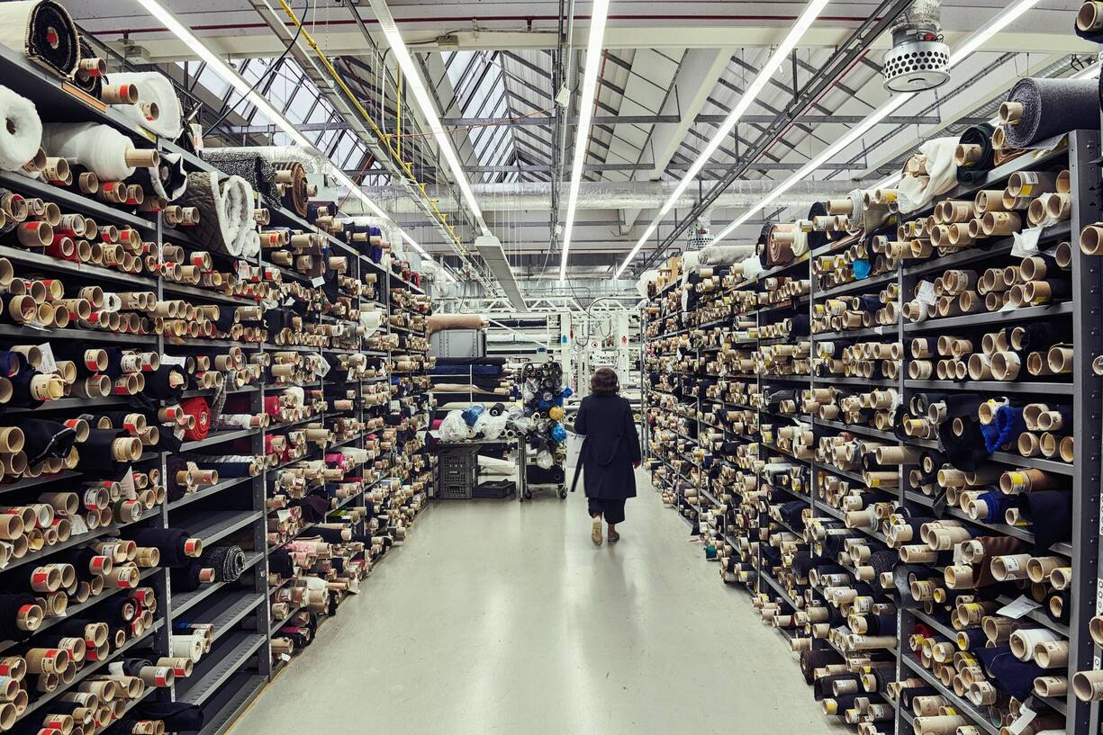 Stofflager Hugo Boss