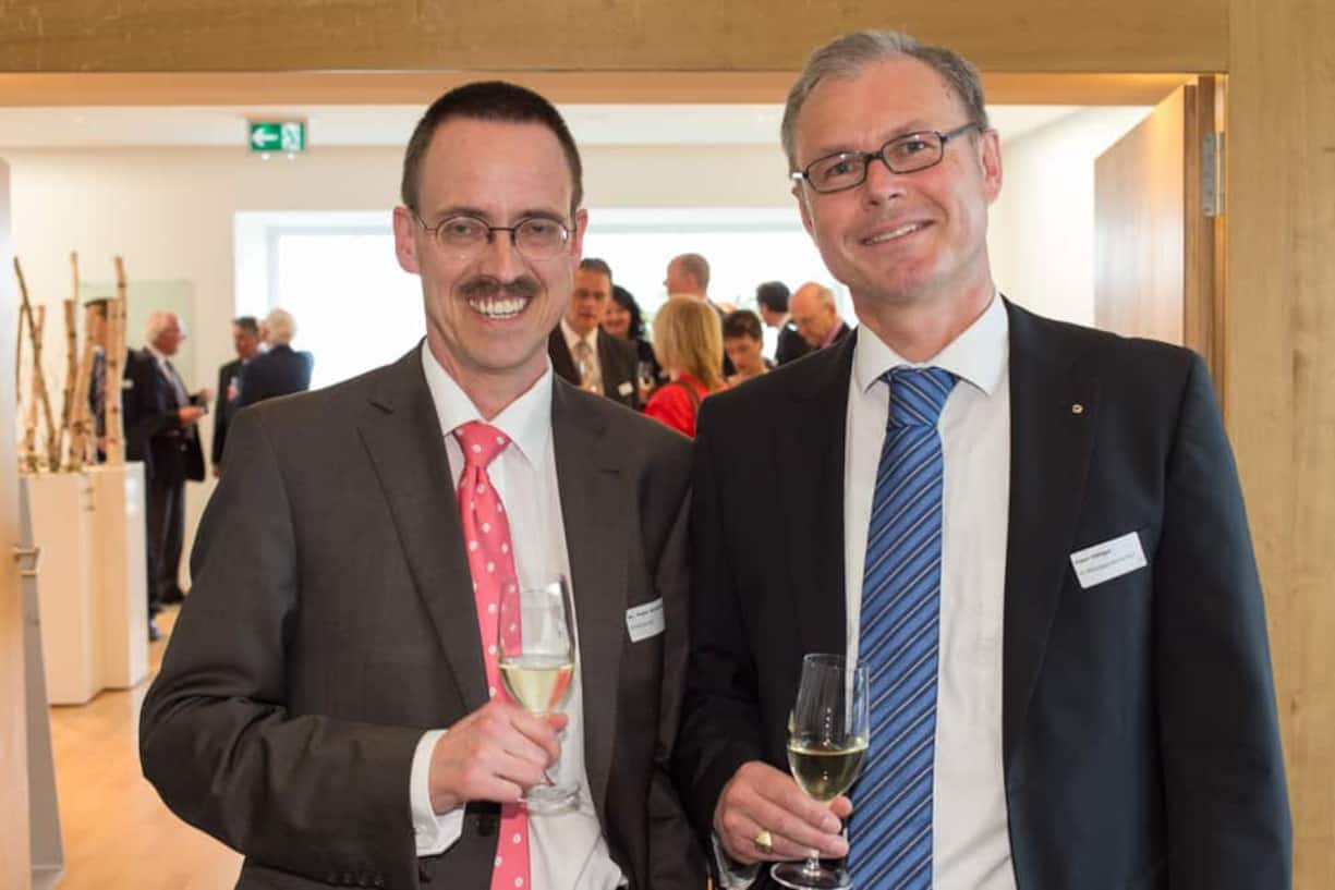 Peter Kohlhaas, Dimando AG; Peter Häfliger, KV Bildungsgruppe Schweiz