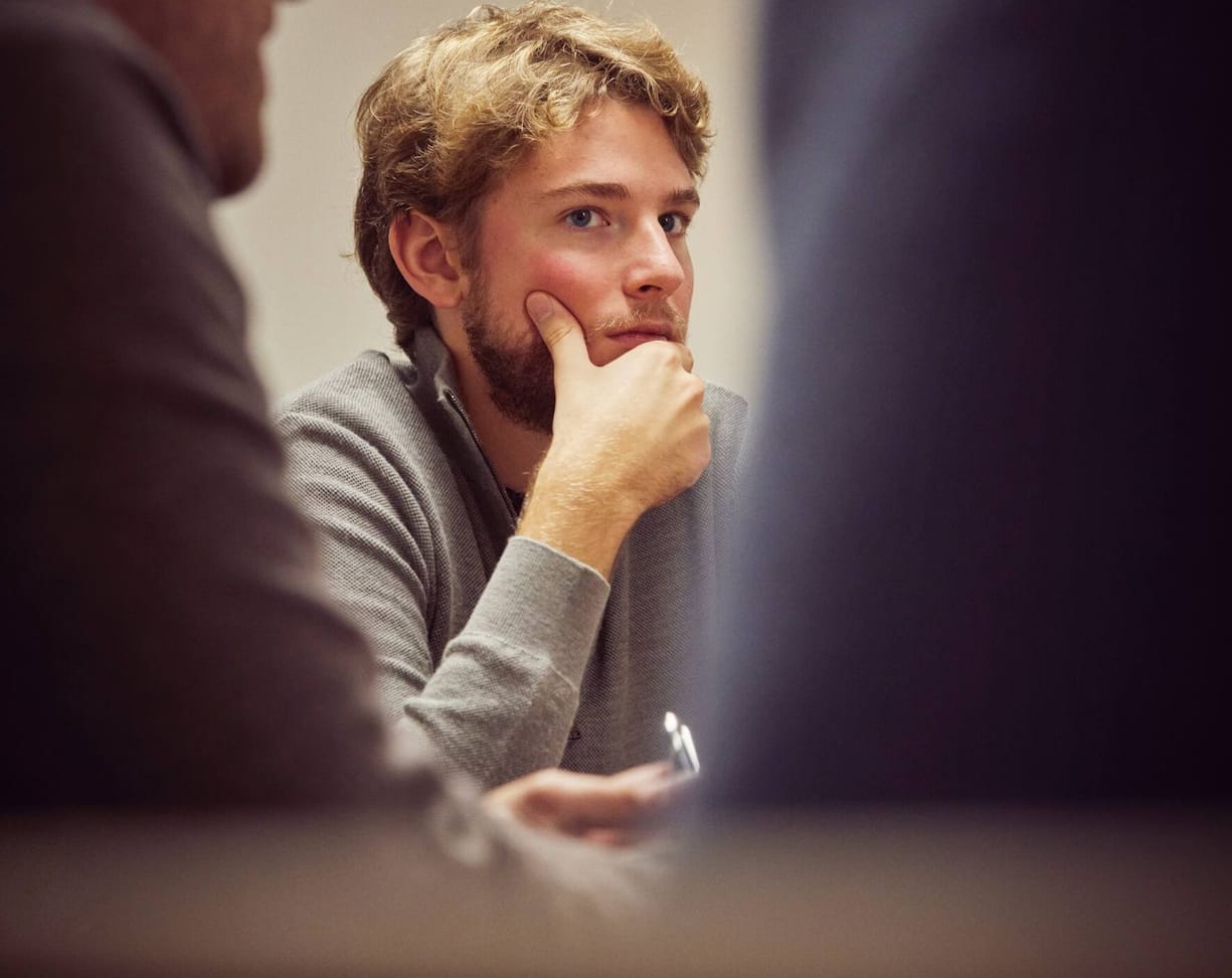 Pierre Biver am Interview.