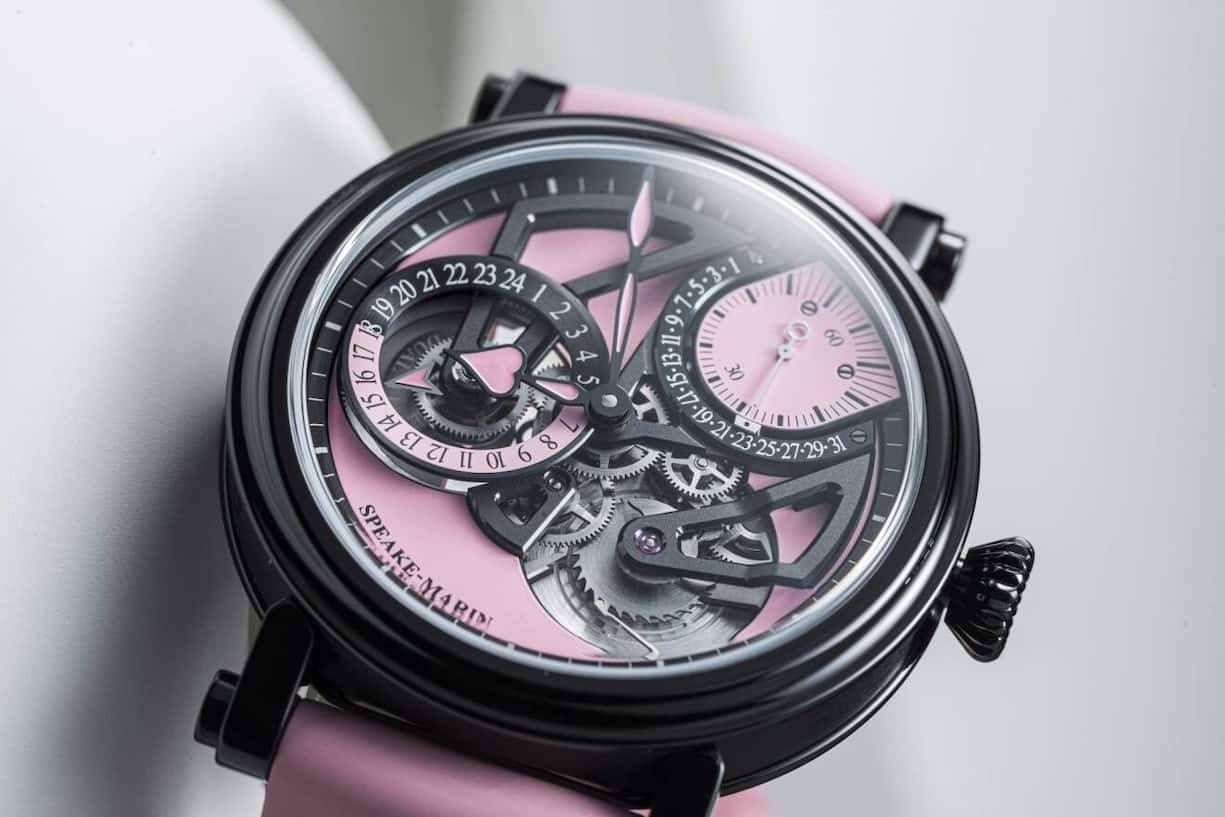 Speake Marin Dual Time Pink 34500 Franken