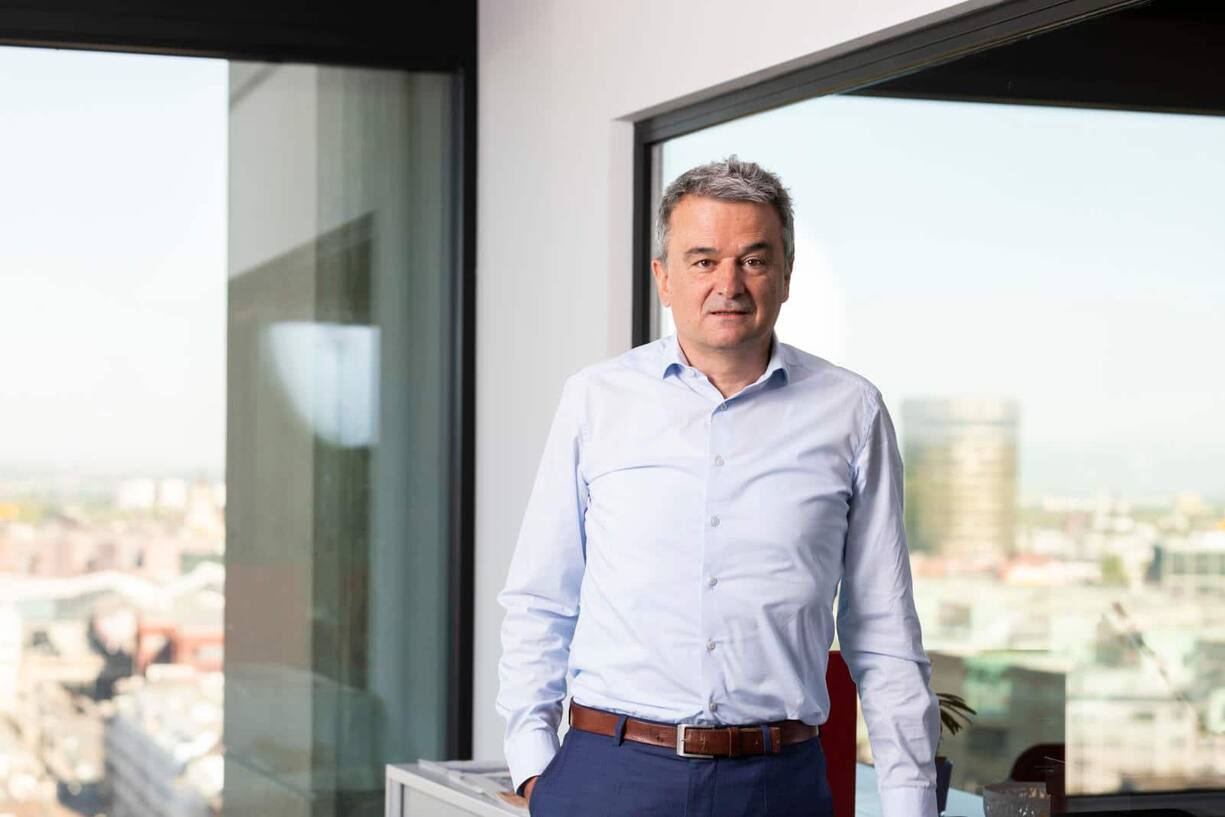 Joos Sutter, Vorsitzender der Geschäftsleitung bei Coop, fotografiert am Hauptsitz in Basel, 22. April 2020.