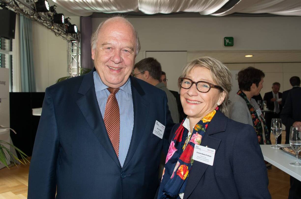 Klaus J. Stöhlker, Unternehmensberater; Claudia Eberle-Fröhlich, Präsidentin des Verwaltungsrates, Fröhlich Info AG