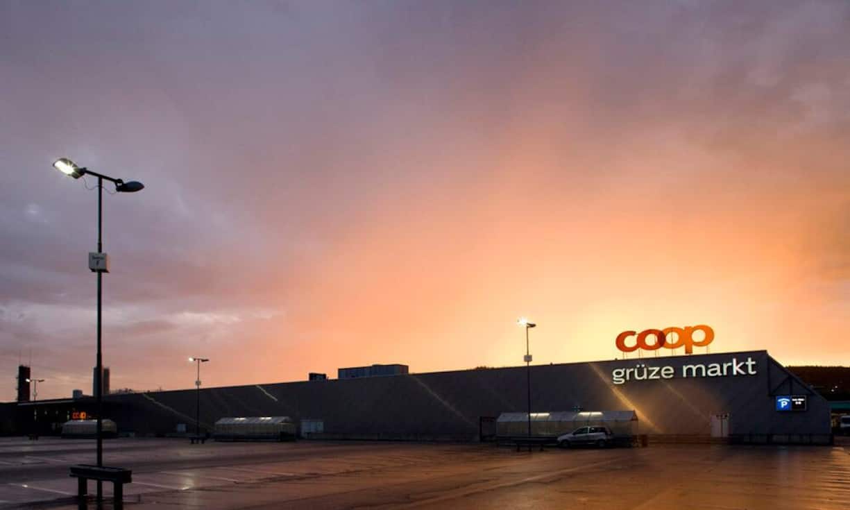 Der Coop Markt Grüze bei Winterthur.