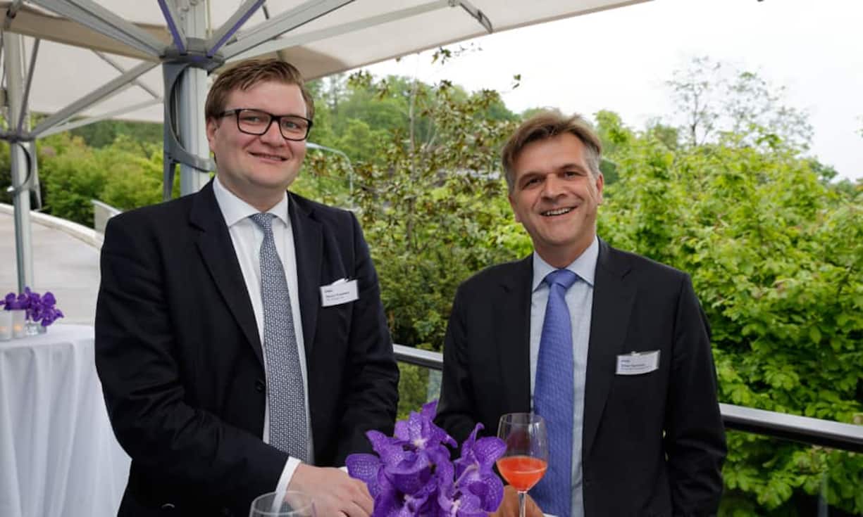 v.l.n.r. Dennis Froneberg; AIG Europe Ltd, Kilian Perroulaz; Baker & McKenzie Zurich