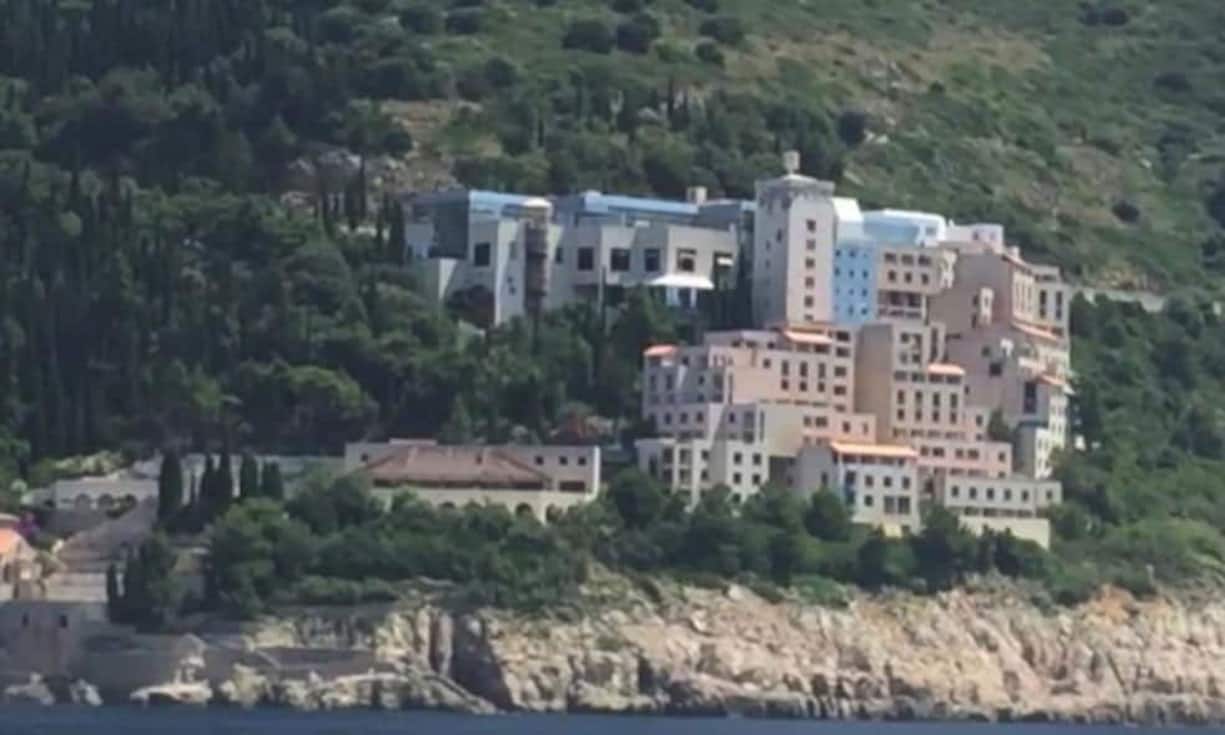 Das alte Hotel Belvedere wird abgerissen.