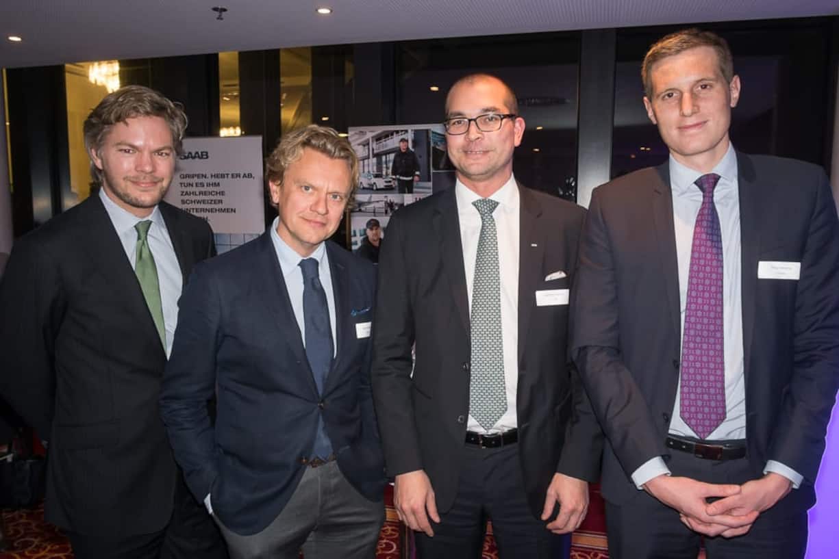 Hubertus Hillerström, Walder Wyss Ltd.; Björn von Below, EFG Bank; Geoffrey Nyström, SEB; Philip Heeroma, EFG Bank