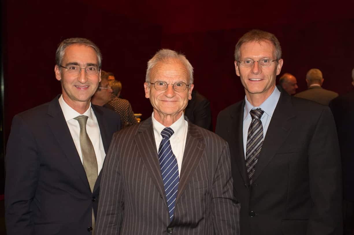 Hans Waltisberg, Notenstein Privatbank AG; Max Galliker, Europa Forum; Rolf Galliker, COO Galliker Transporte