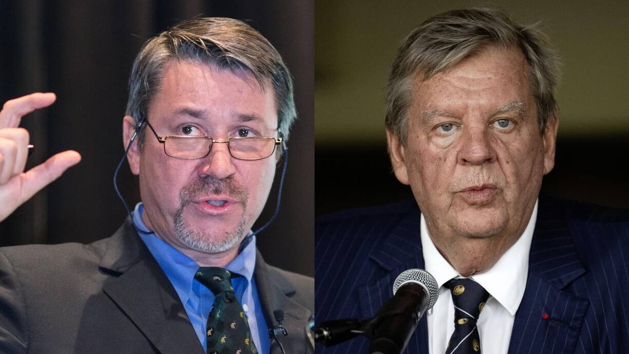 Daniel Jaeggi (l.), Johann Rupert.