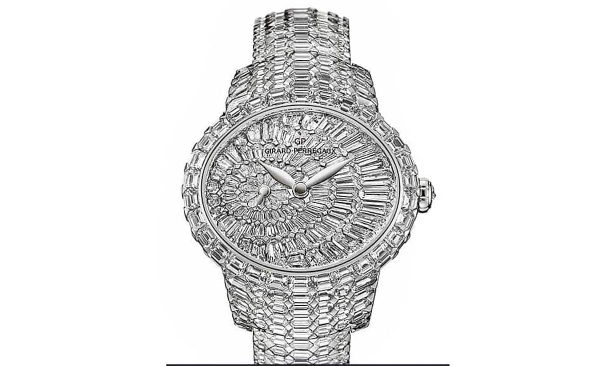 Girard-Perregaux: Uhr «Cat’s Eye High Jewellery» mit 645 Diamanten. 1 080 000 Franken.