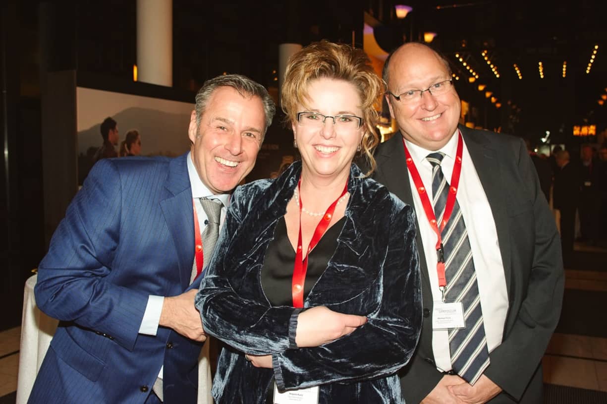 Andreas Haas, Process Partner AG; Regula Kurz, Geschäftsführerin, Calendaria AG; Markus Flury, Leiter Verkauf Individual, Biella Schweiz AG