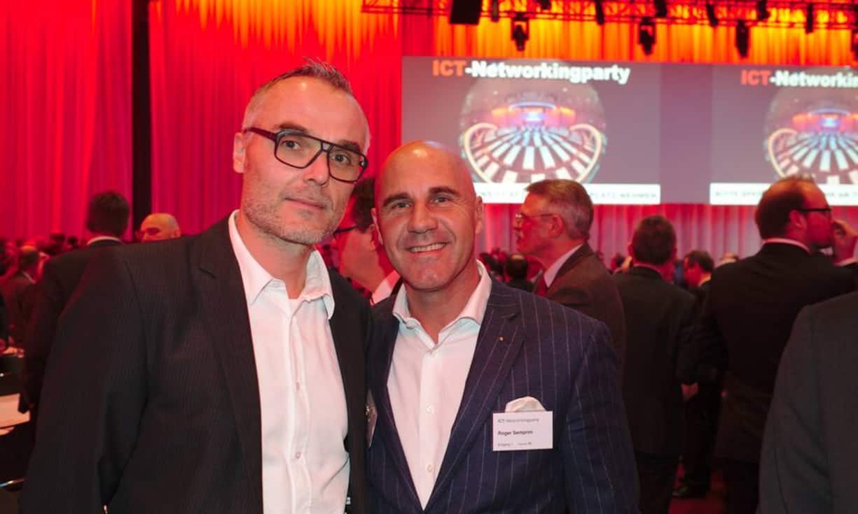 Markus Naef, CCO, Sunrise Communications AG;
Roger Semprini, Vertriebschef, Swisscom AG